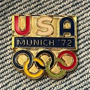 1972 Munich Olympic USA Pin